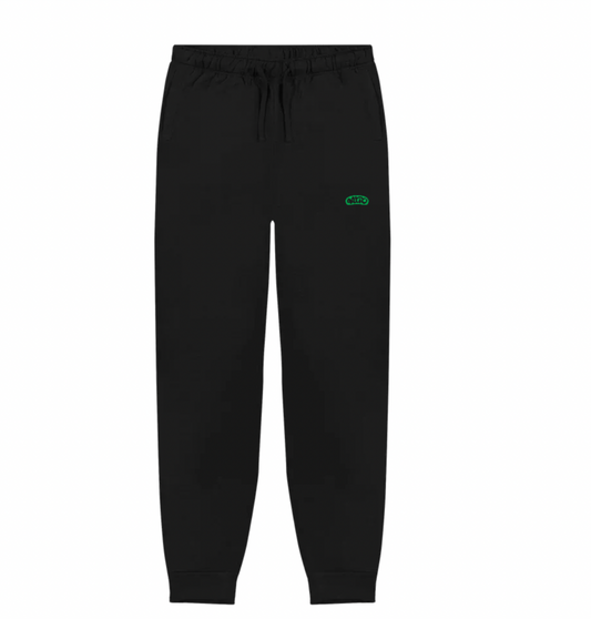 Black Printed MITO Sweatpants